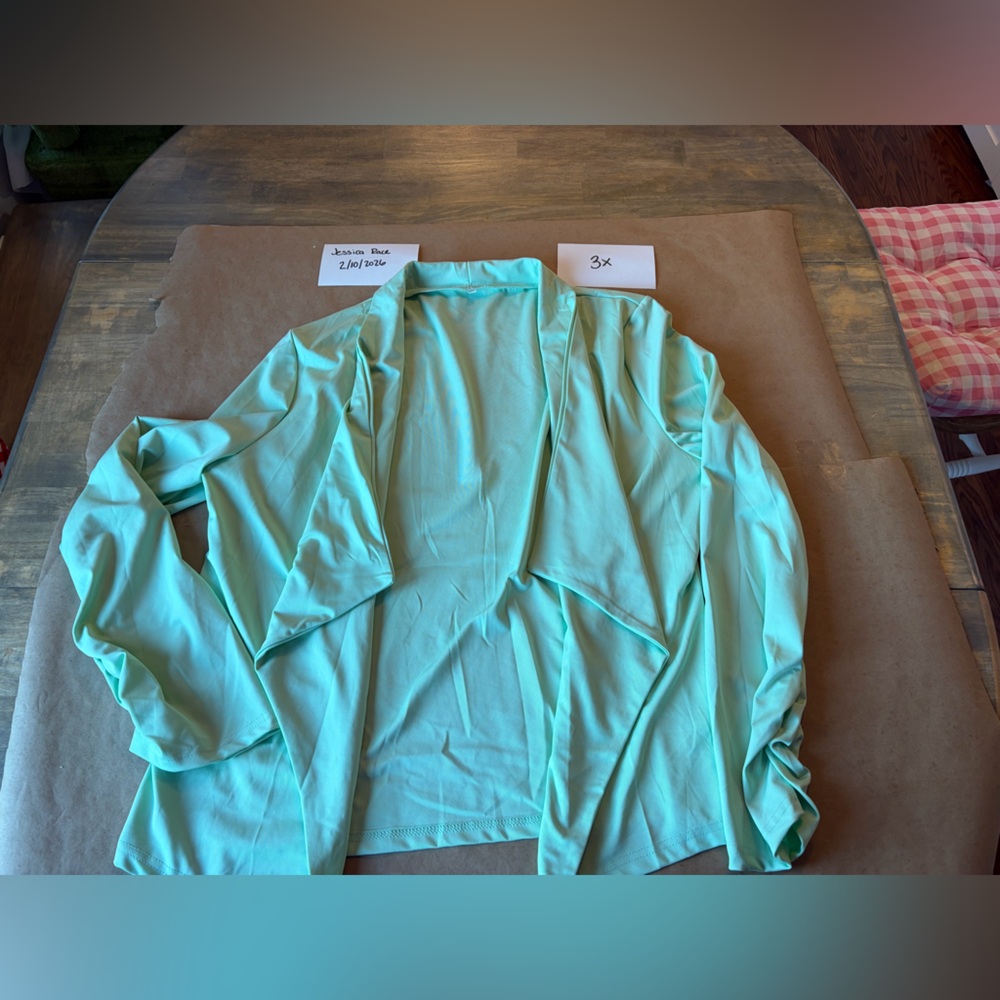 Mint Green Women's lightweight Blazer